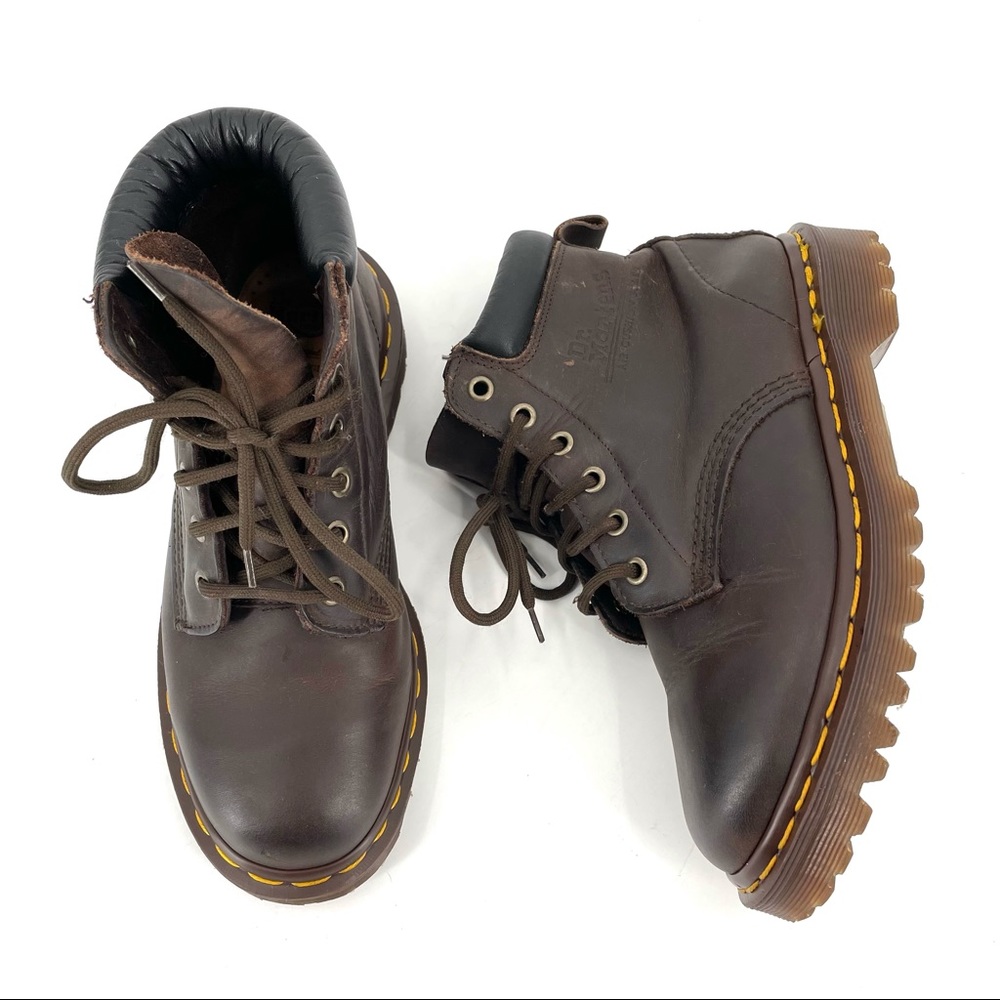 Dr. Martens VTG England Brown Leather Ankle Boot